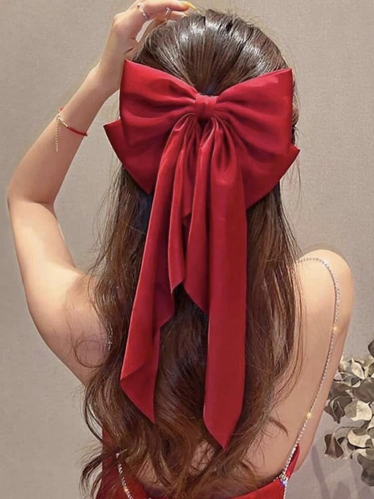 RED HAIR BOW - MIRACLE