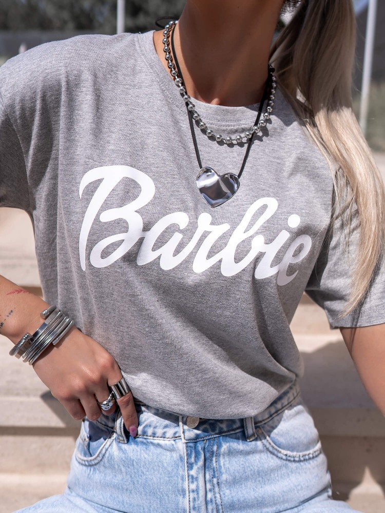 GREY WITH WHITE T-SHIRT BARBIE