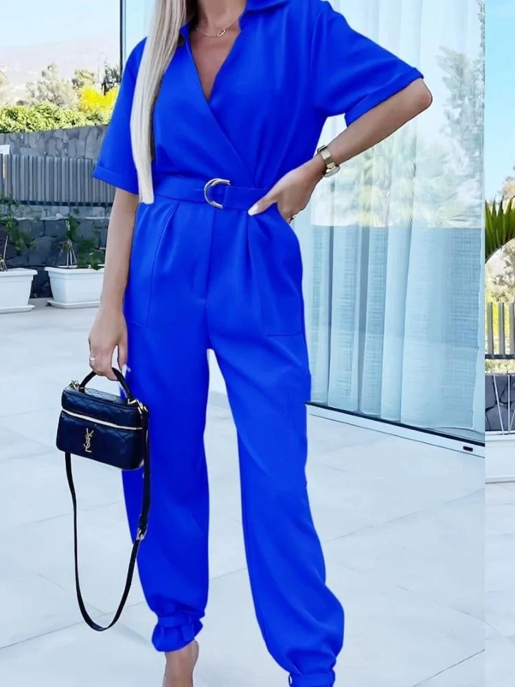 ROYAL BLUE JUMPSUIT - BALIS