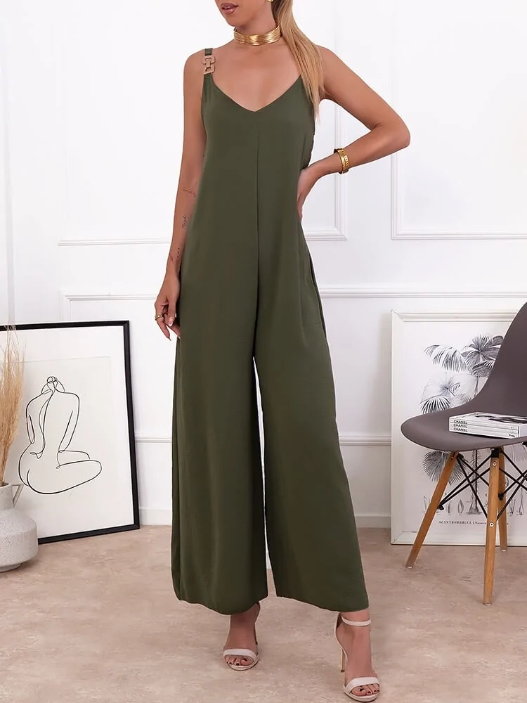 CHAKI JUMPSUIT - VIVID