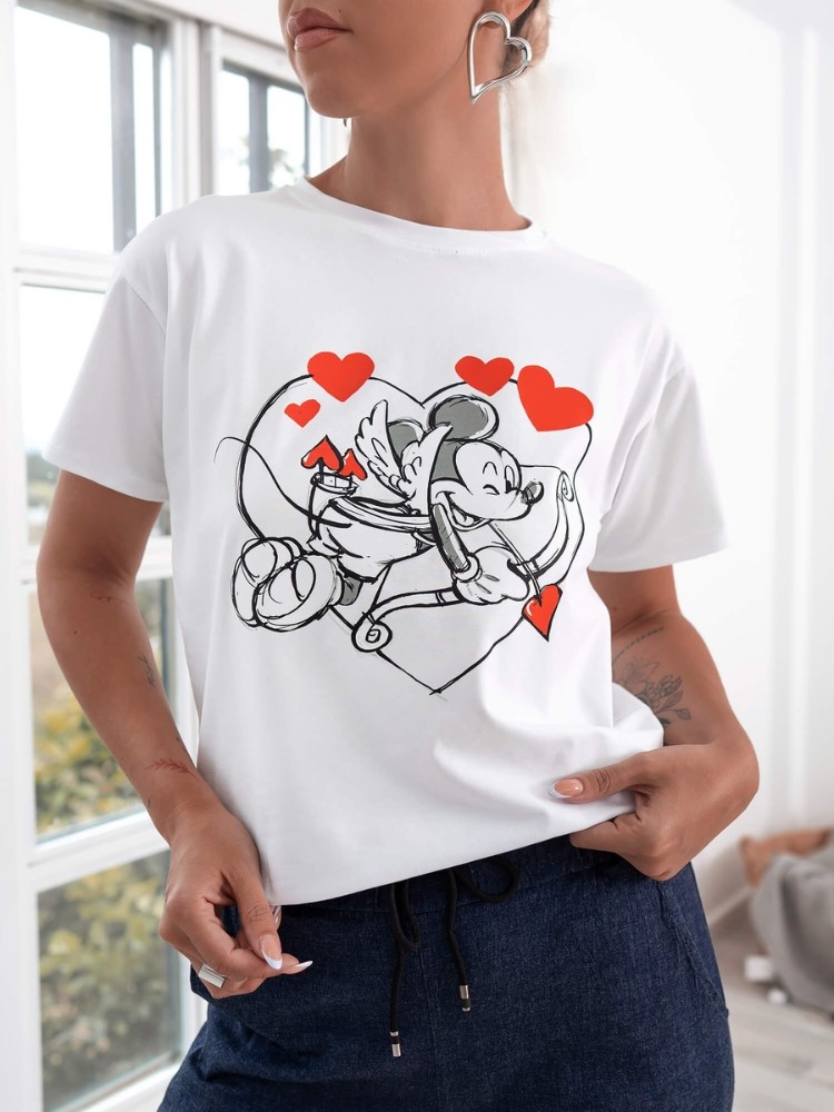 ΛΕΥΚΟ T-SHIRT - EROS MICKEY