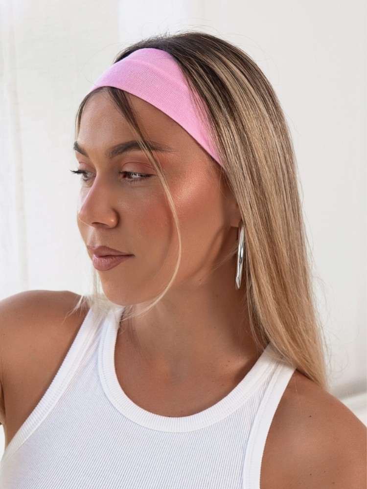 NATURA PINK ELASTIC HAIRBAND