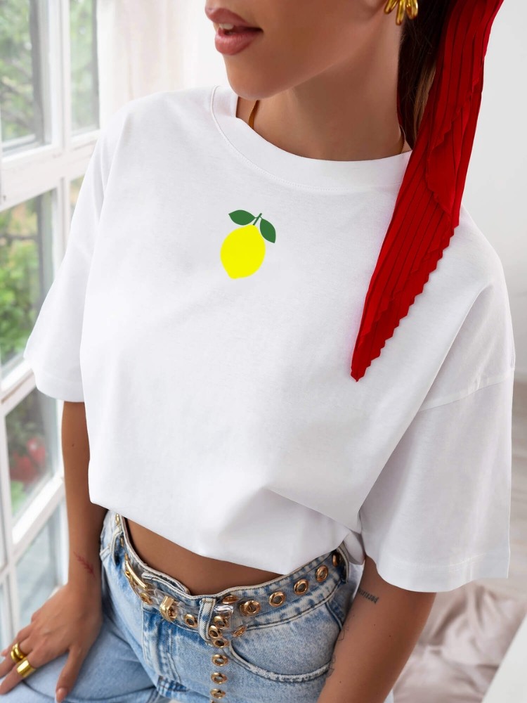 TSHIRT WHITE WITH LEMON -...