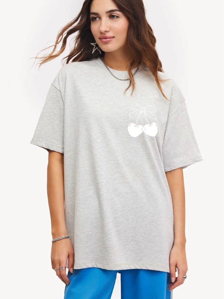 TSHIRT LIGHT GREY WITH...