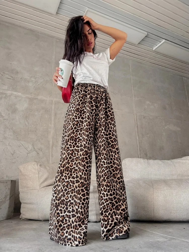 LEOPARD PANTS - KALLAS