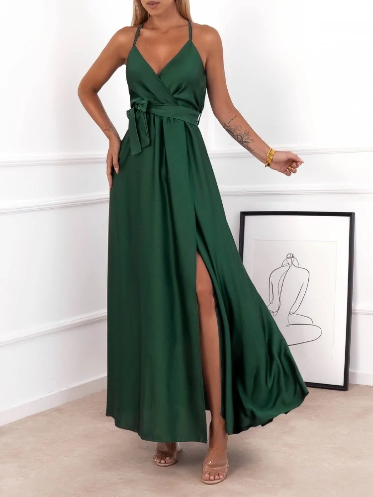 ANNA LUCIA GREEN MAXI DRESS