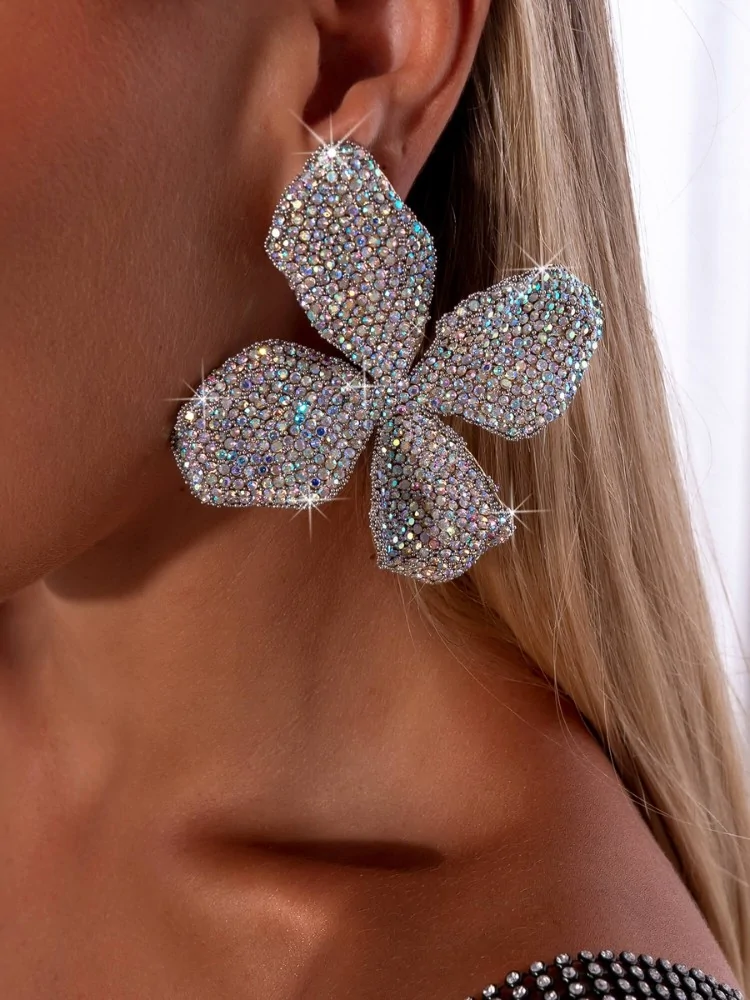 RHINESTON EARRINGS - LILIUM