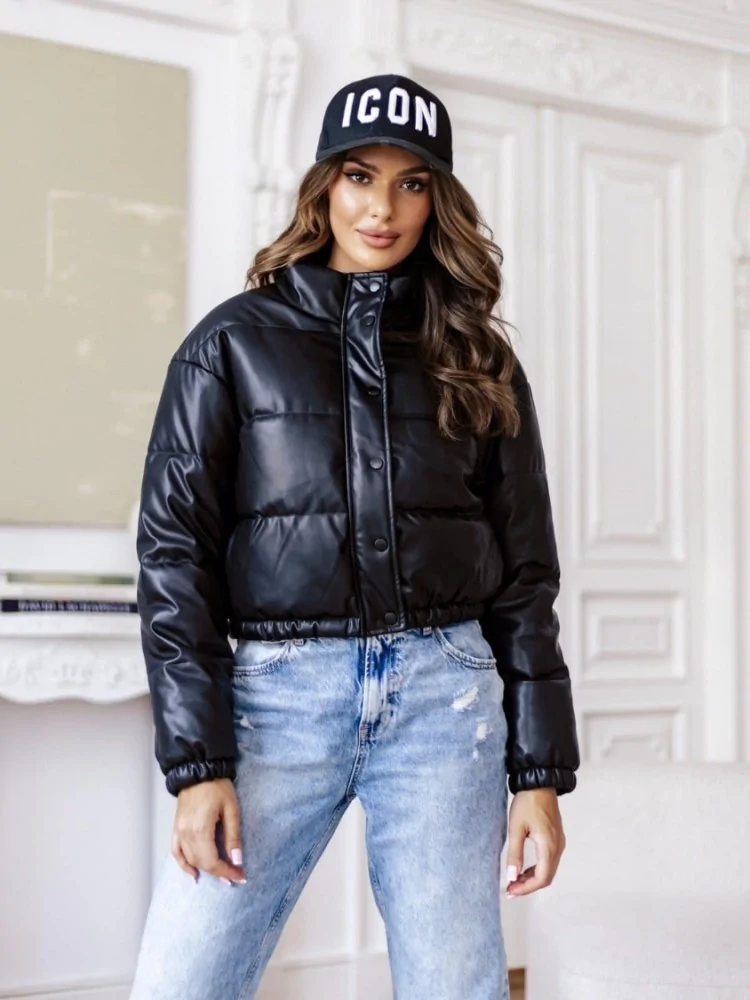 BLACK LEATHER JACKET -...