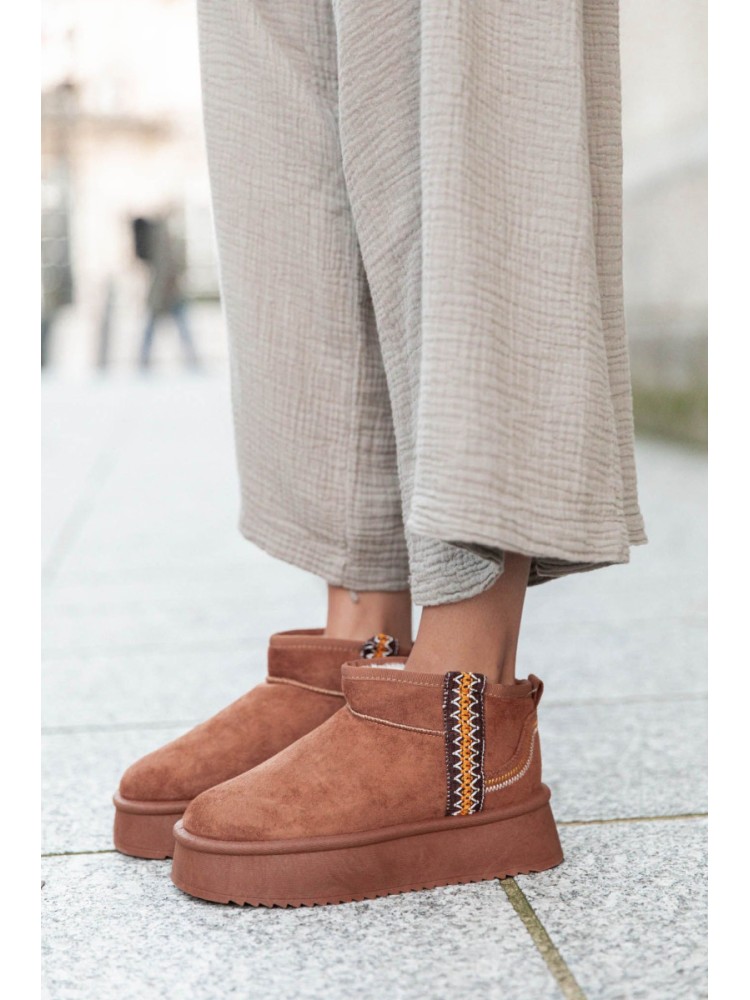 PIERROT CAMEL ANKLEBOOTS
