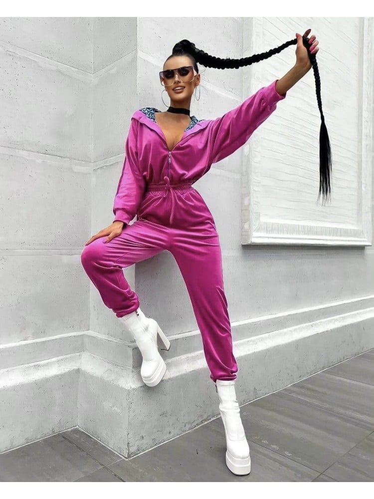 VELOUR JUMPSUIT- KIRKI