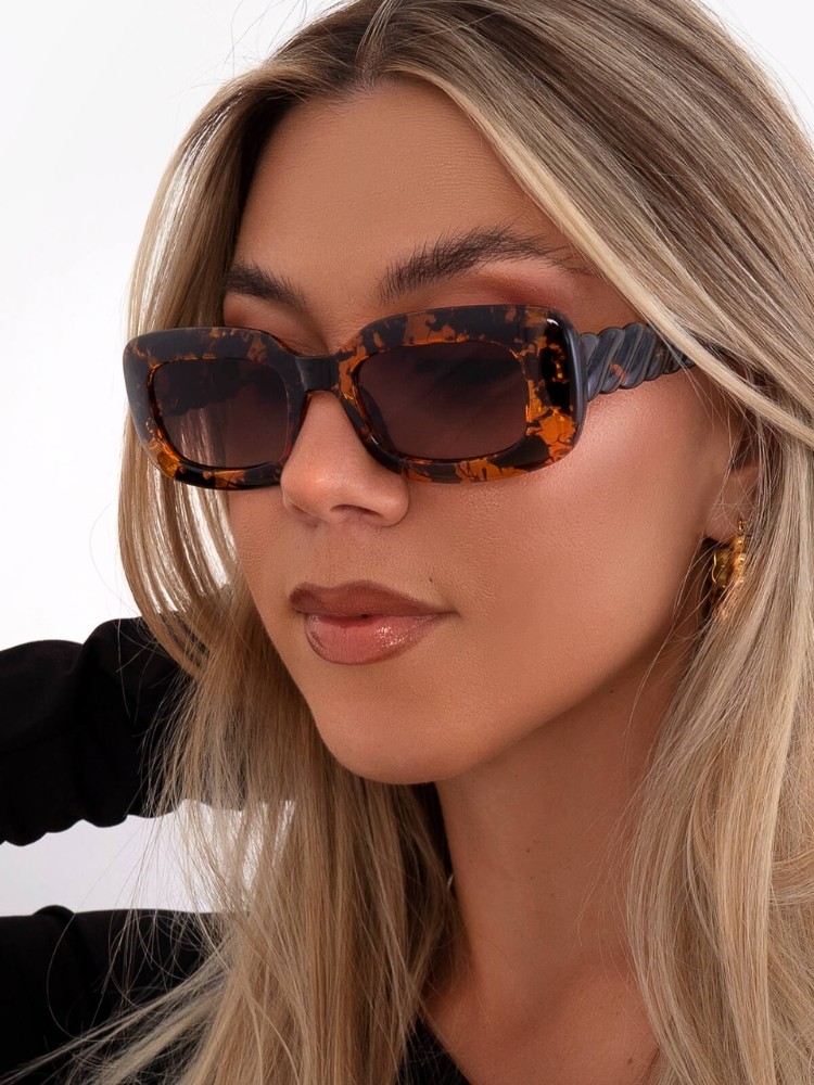 ALL ABOARD SUNGLASSES CHOCOLATE / LEOPARD