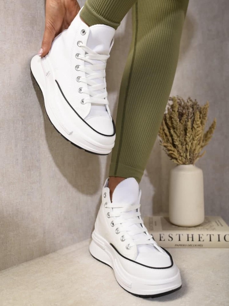 ΛΕΥΚΑ ΔΙΠΑΤΑ SNEAKERS  - GAL