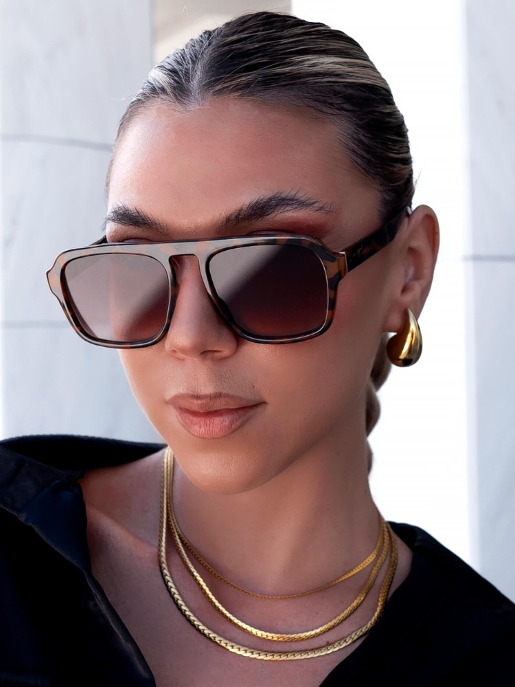 sense-shop ANNAKEY RACHEL LEOPARD SUNGLASSES