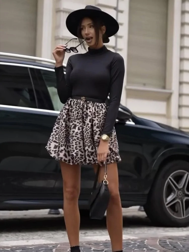 BEIGE LEOPARD DRESS - MARIETTA