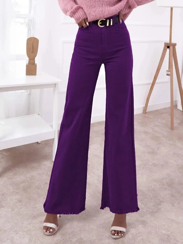 MARSEILLE PURPLE JEAN TROUSERS