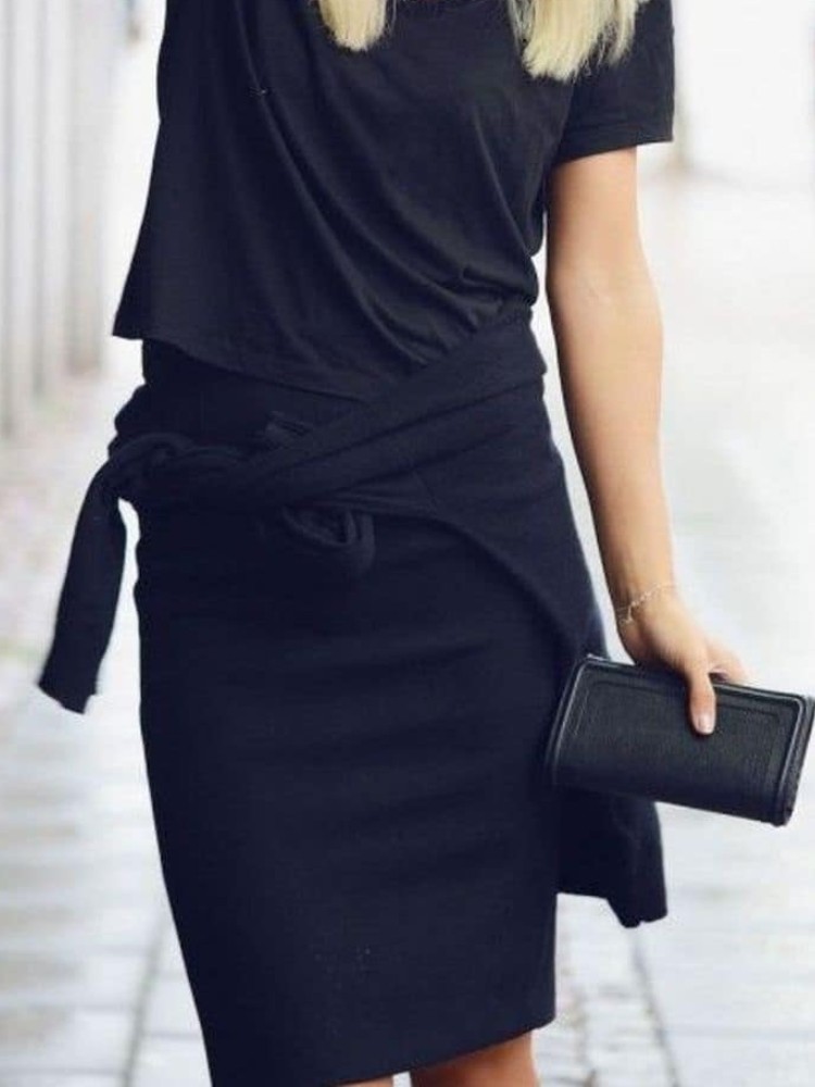 BLACK APPLICANT SKIRT -...