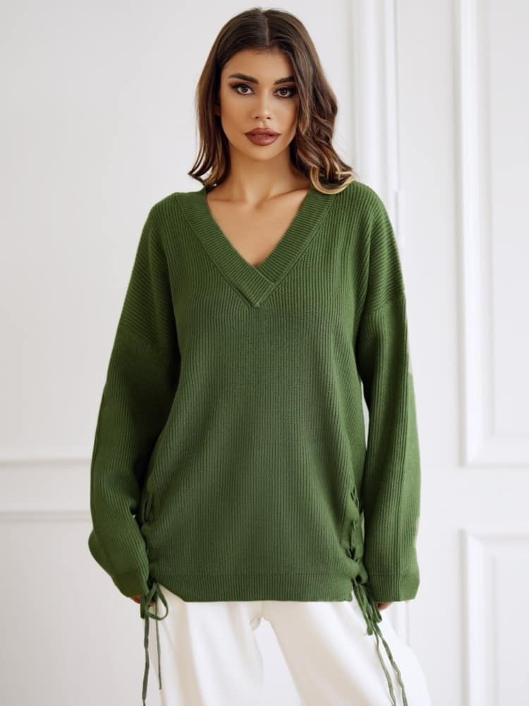 KNITTED BLOUSE  - CALABLANCA