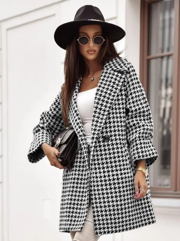 CHECKED COAT - PIERRE