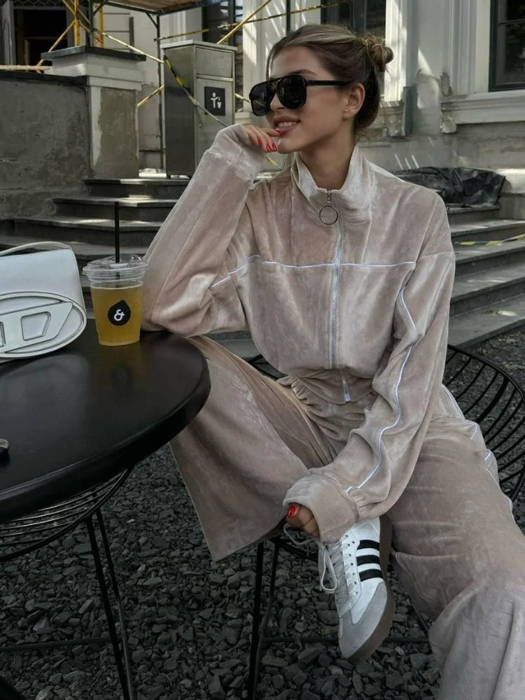 VELVET TROUSERS AND JACKET...