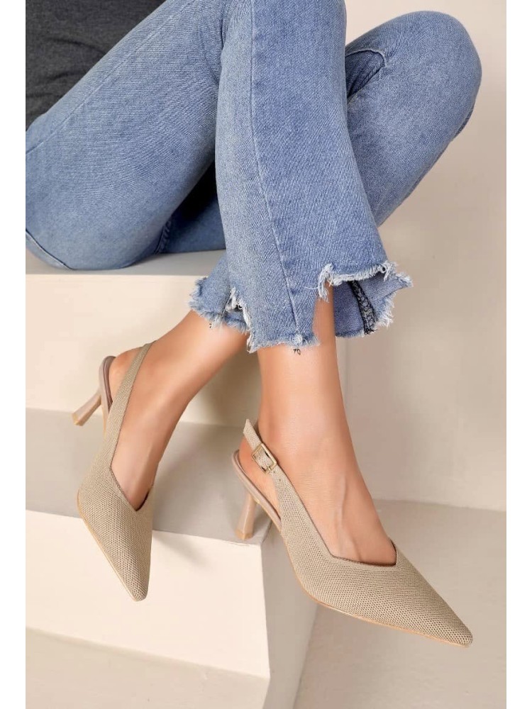 BEIGE HEELS - CARIA