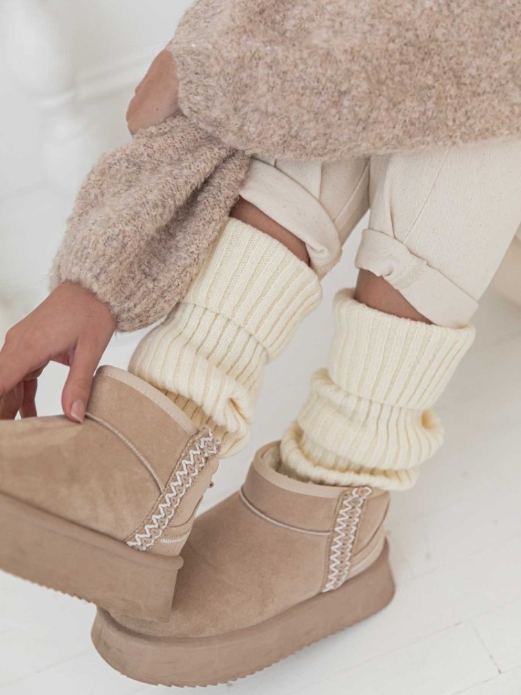 ECRU  BOOTS - ORIANE