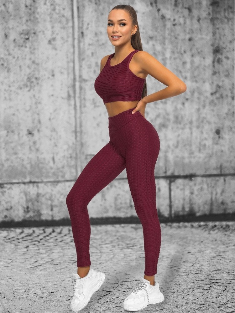 TIKTOK WINE ATHLETIC SET