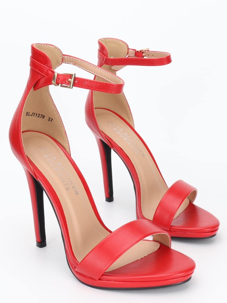 JESSY RED SANDALS