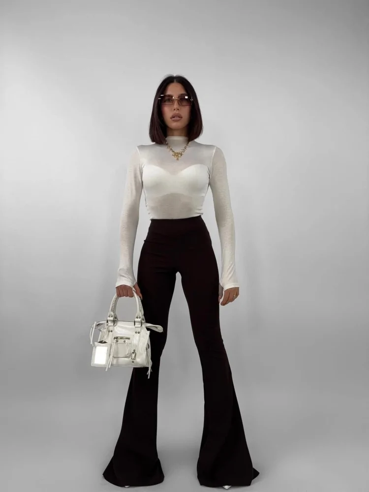 ANGELINA BLACK BELL PANTS