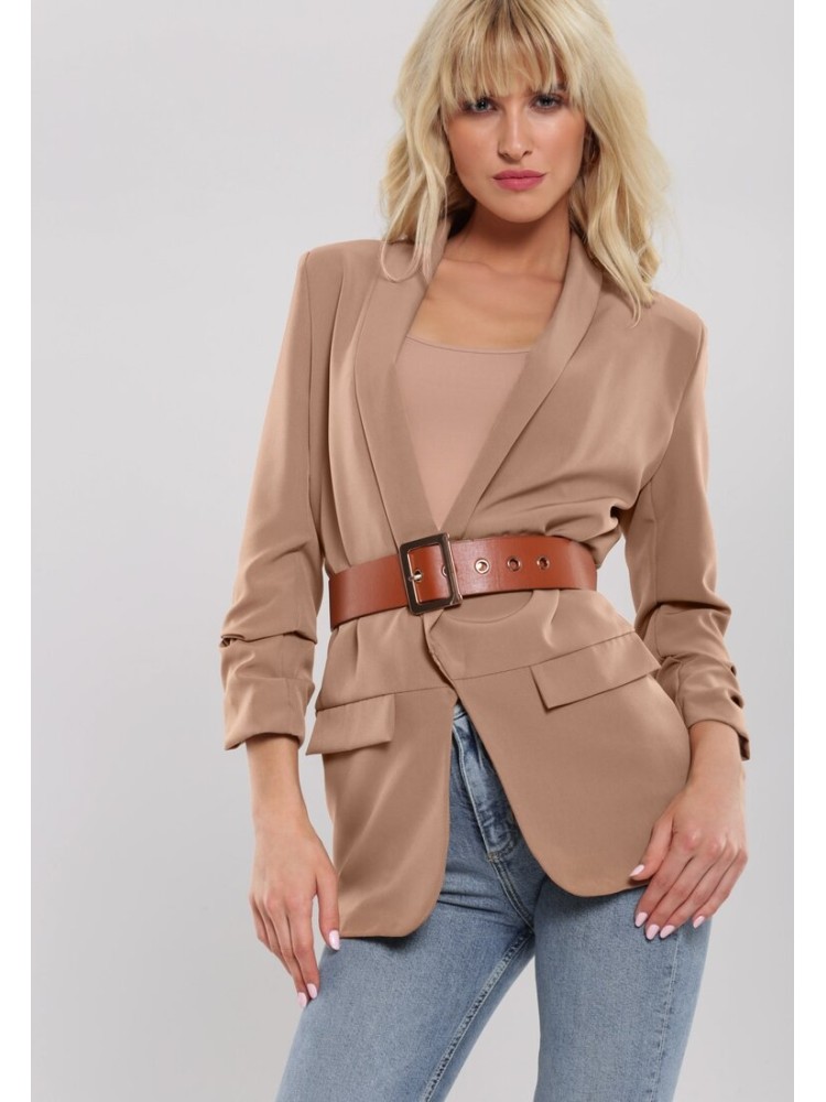 KRISTIA NUDE BLAZER