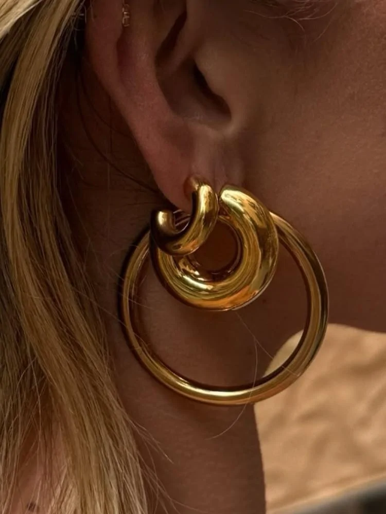 GOLD HOOPS - LANA