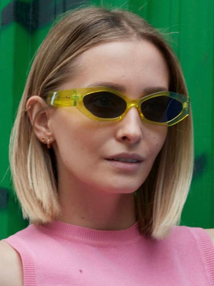 ANNAKEY GLOOM LIME SUNGLASSES