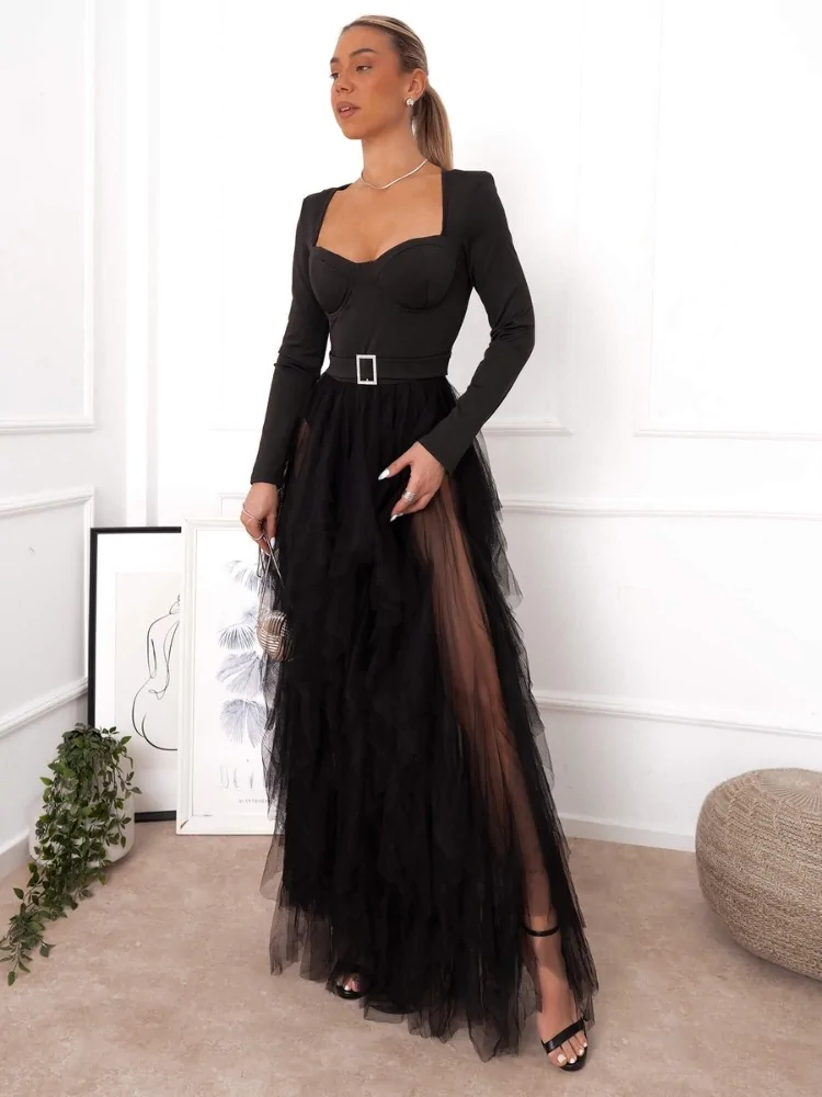 BLACK SWAN TULLE DRESS