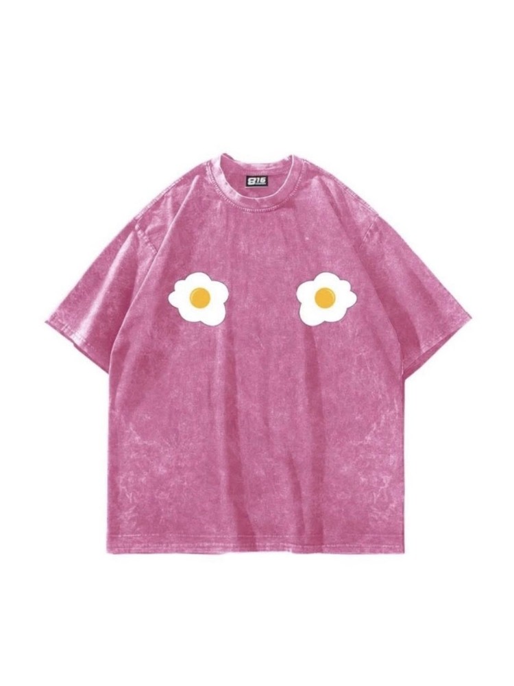 BOYFRIEND T-SHIRT - EGG