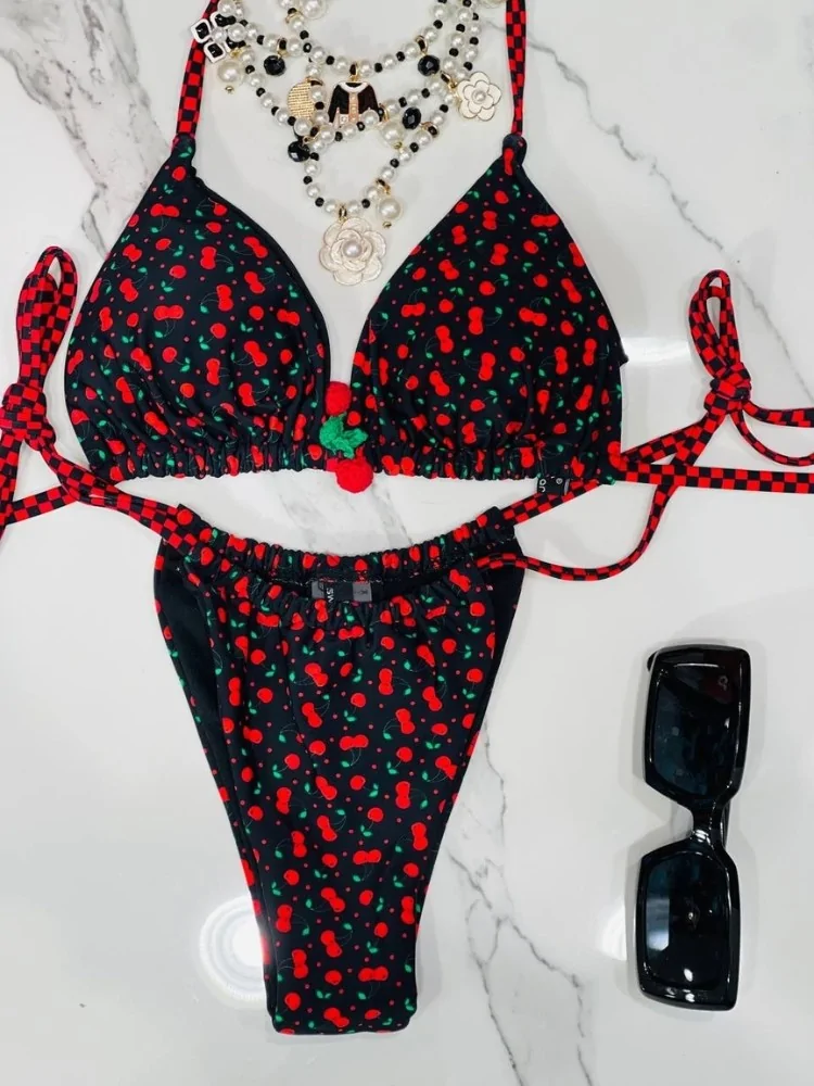 BLACK BIKINI CHERRY - CHERRY