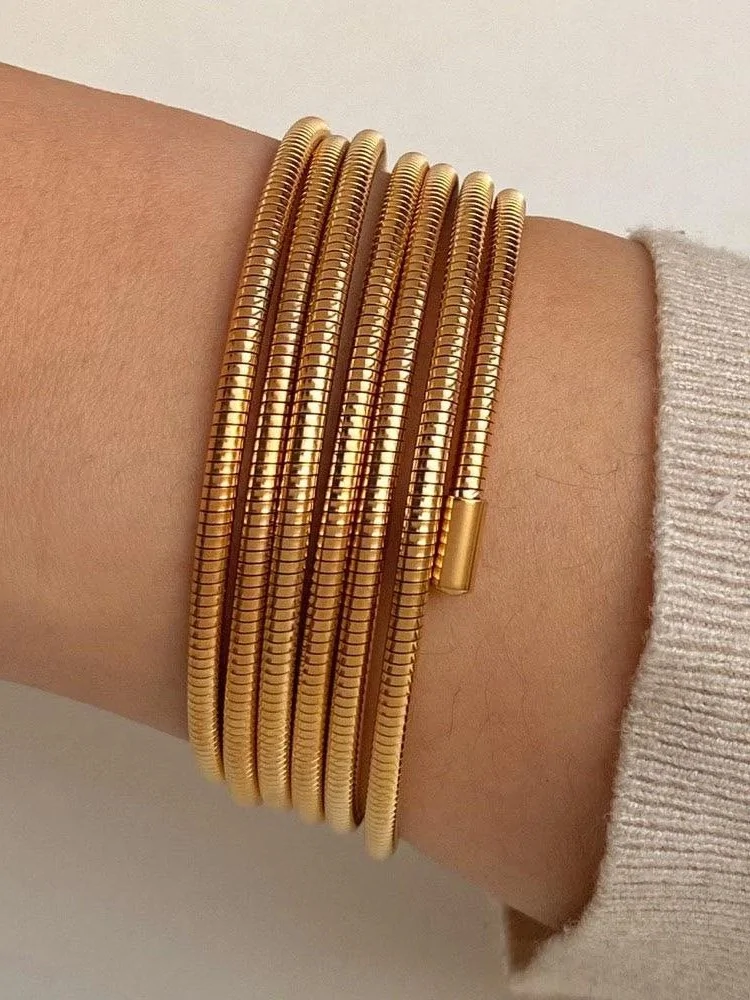 GOLD BRACELET - SNAKIE