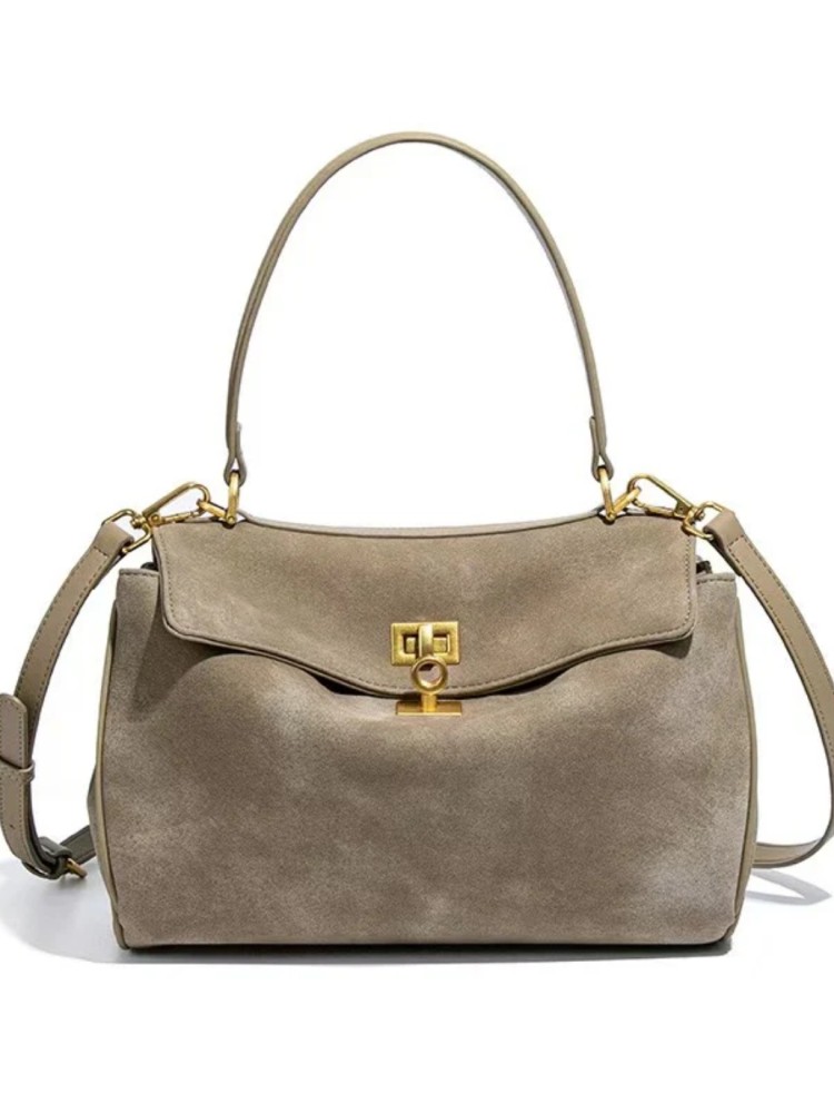 SUEDE BAG - RAVEN