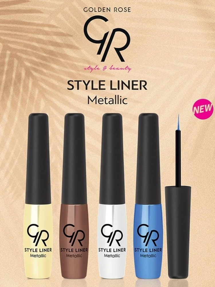 STYLE LINER METALLIC GOLDEN...