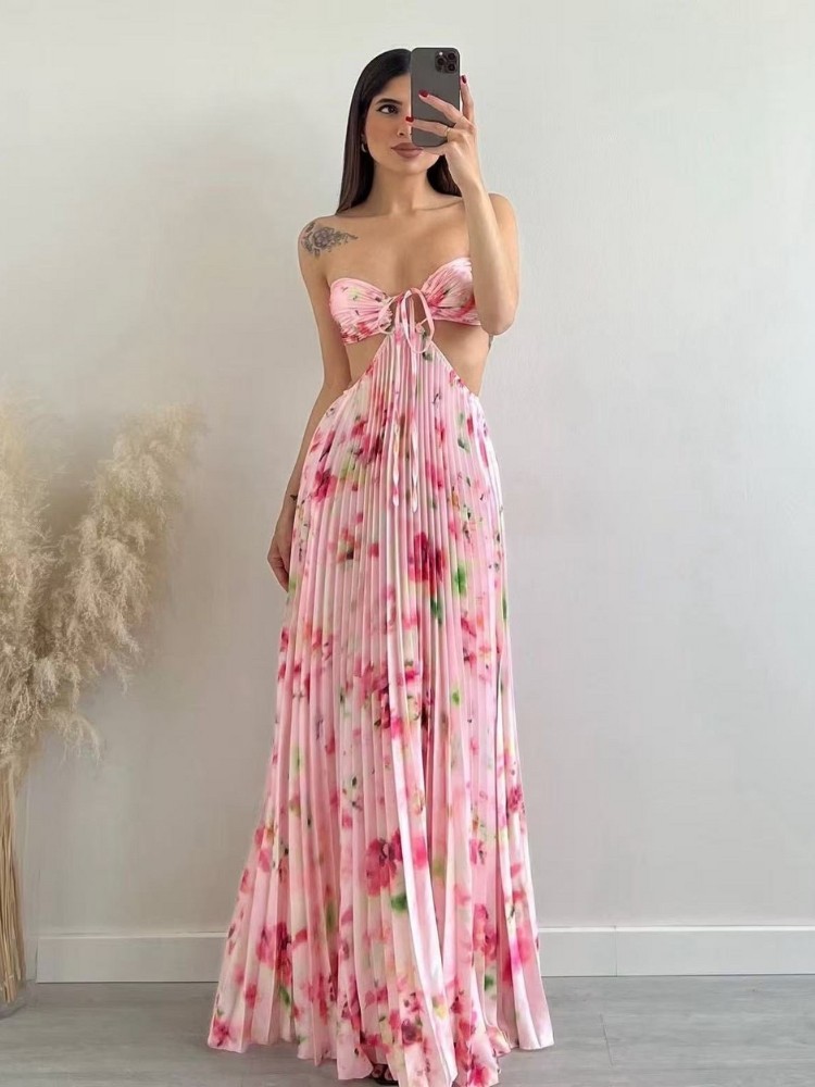 PINK MAXI DRESS - OMBRE