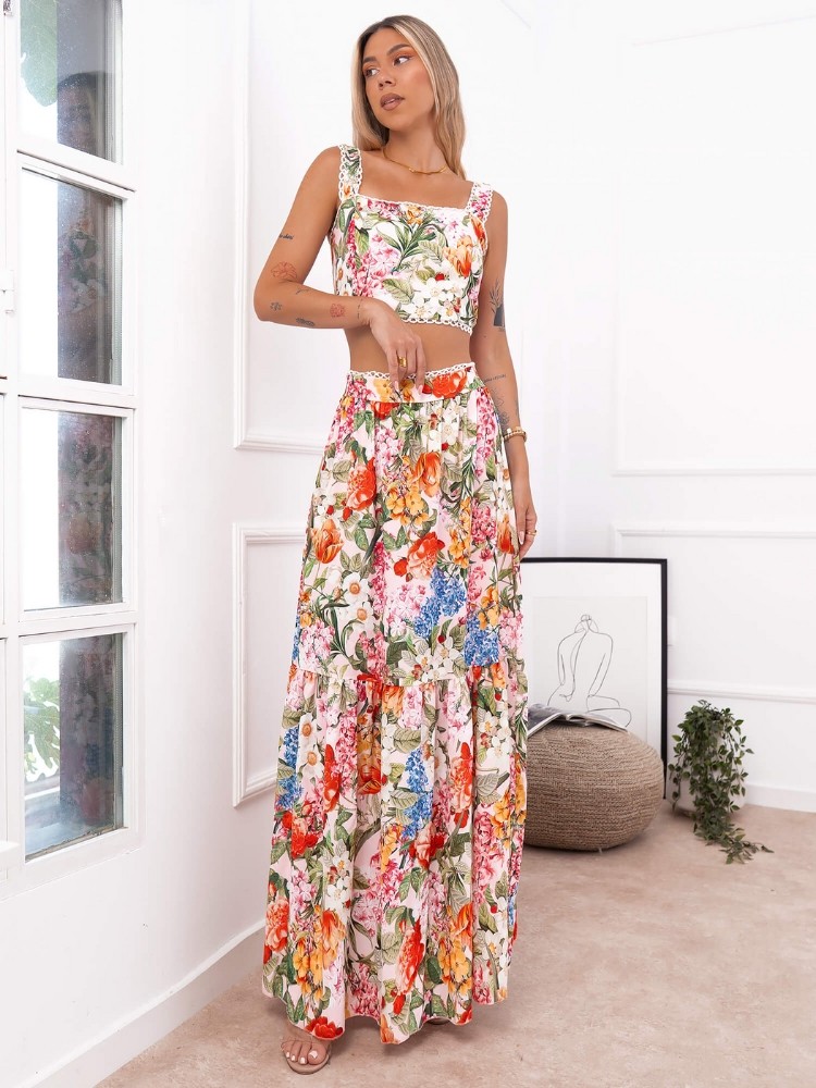 SET SKIRT AND TOP - ISLAND