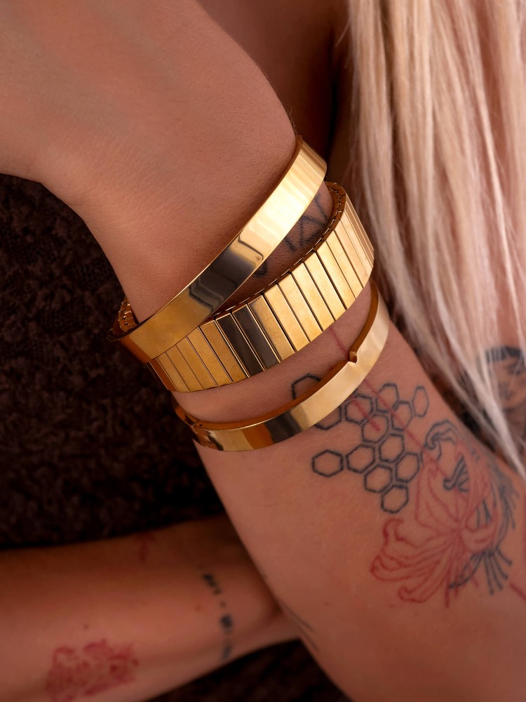 GOLD BRACELET - MANETTA