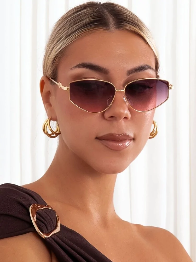 ANNAKEY ALINA GOLD SUNGLASSES