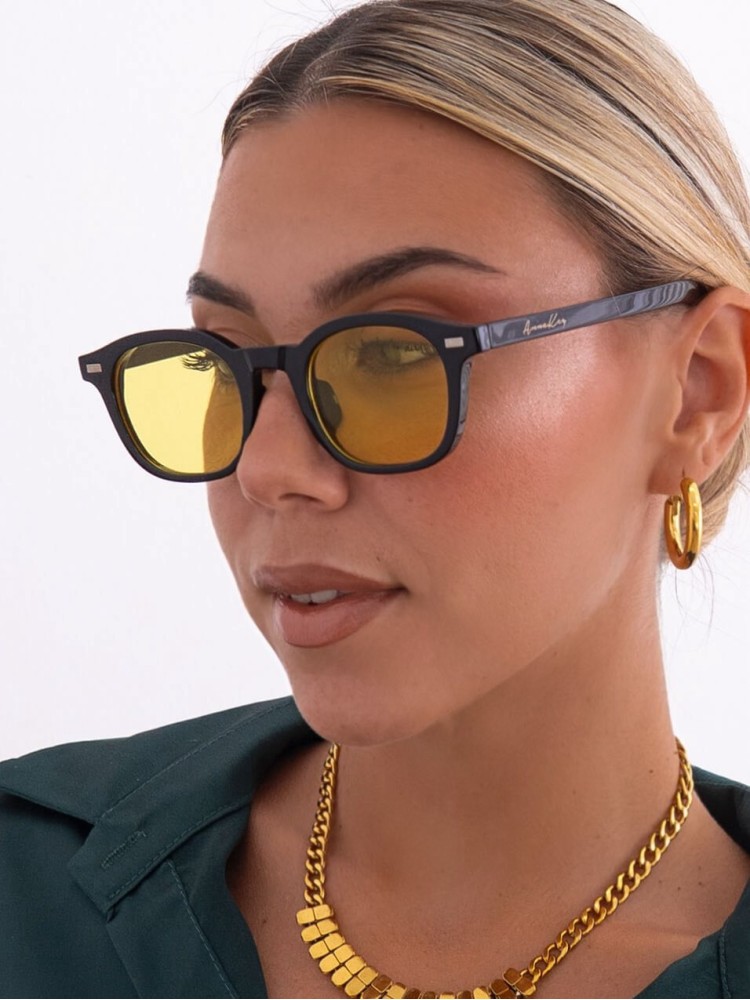sense-shop ANNAKEY TOKYO BLACK YELLOW SUNGLASSES