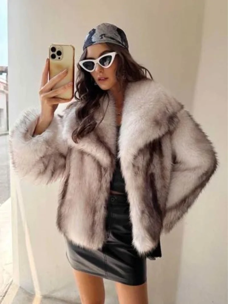 BEIGE SHORT FUR - SNOW