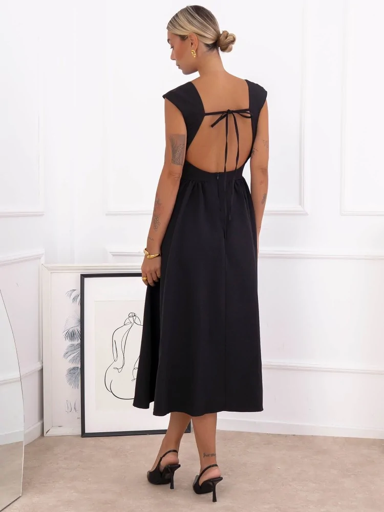 BLACK DRESS - LYSANDRA