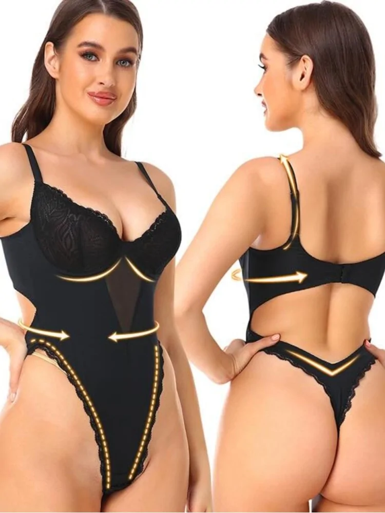 SHAPERFIT BLACK BODYSUIT -...
