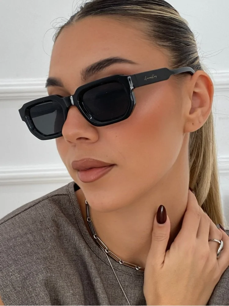 ANNAKEY SWISS BLACK SUNGLASSES