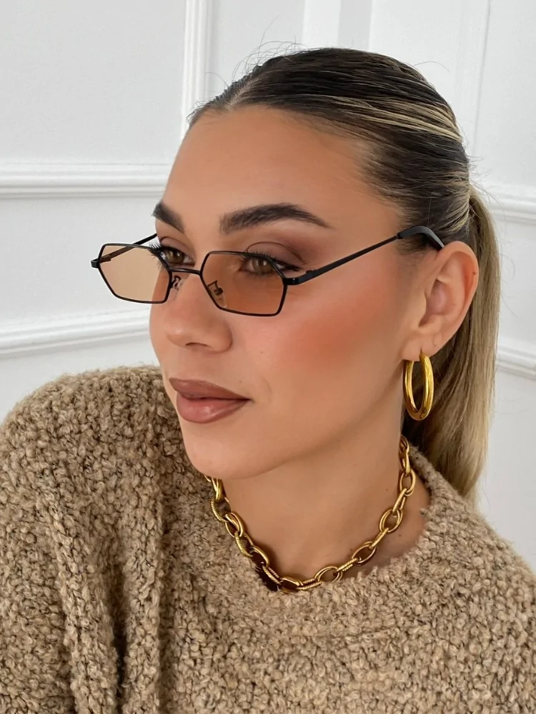 BOSTON BLACK ORANGE SUNGLASSES