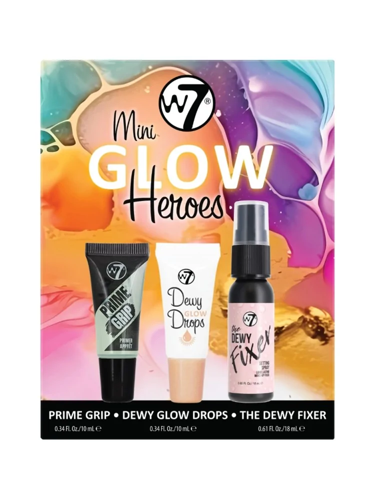 W7 GIFT SET MINI GLOW HEROES