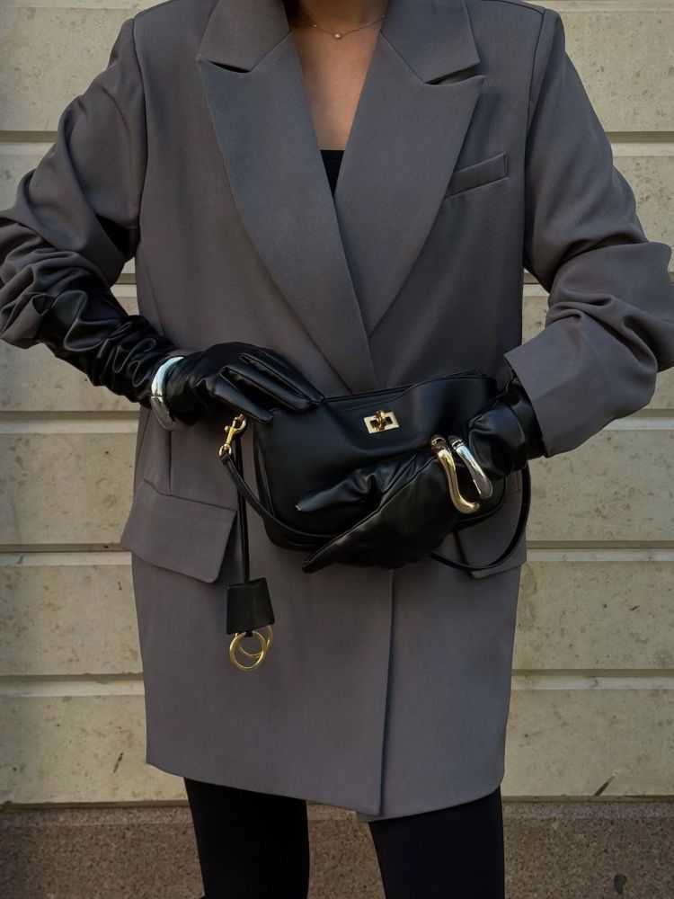 LONG LEATHER GLOVES - AMARILYS