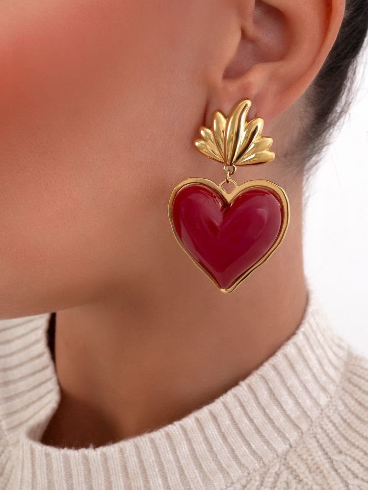 HEART EARRINGS - COEUR